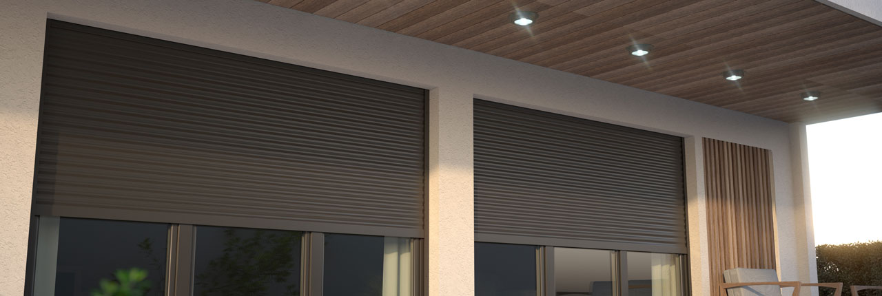 Installation av Knall externa rullgardiner